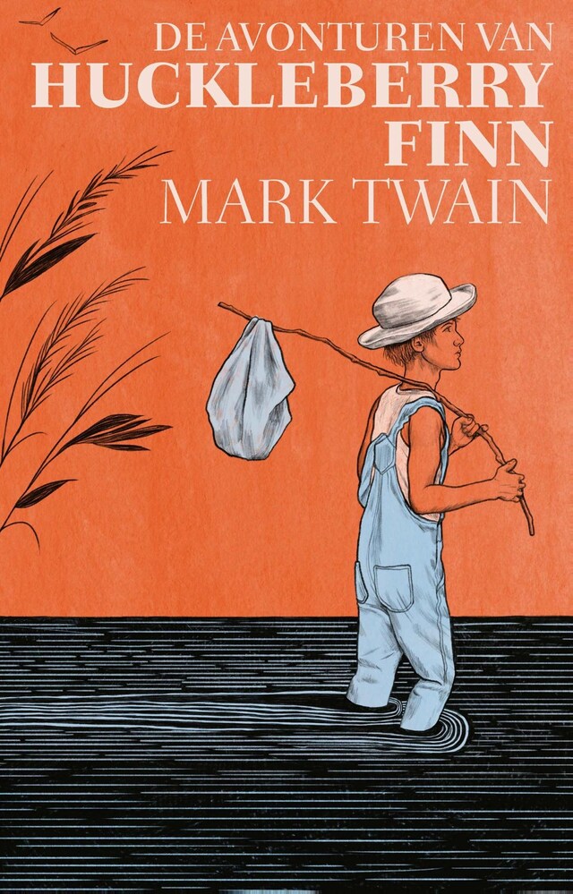 Book cover for De avonturen van Huckleberry Finn