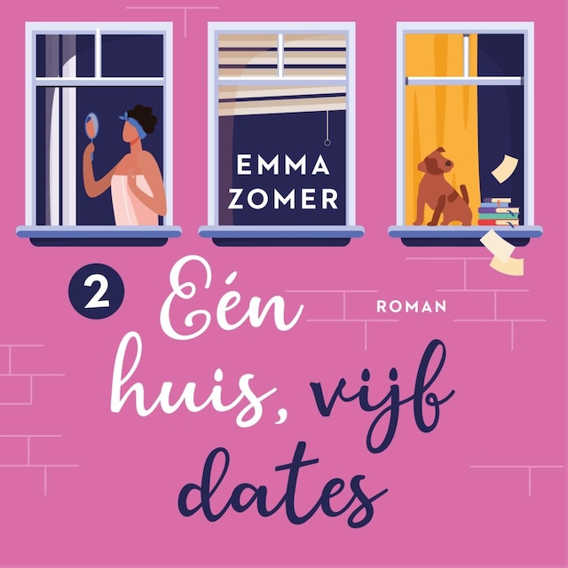 Book cover for Eén huis, vijf dates
