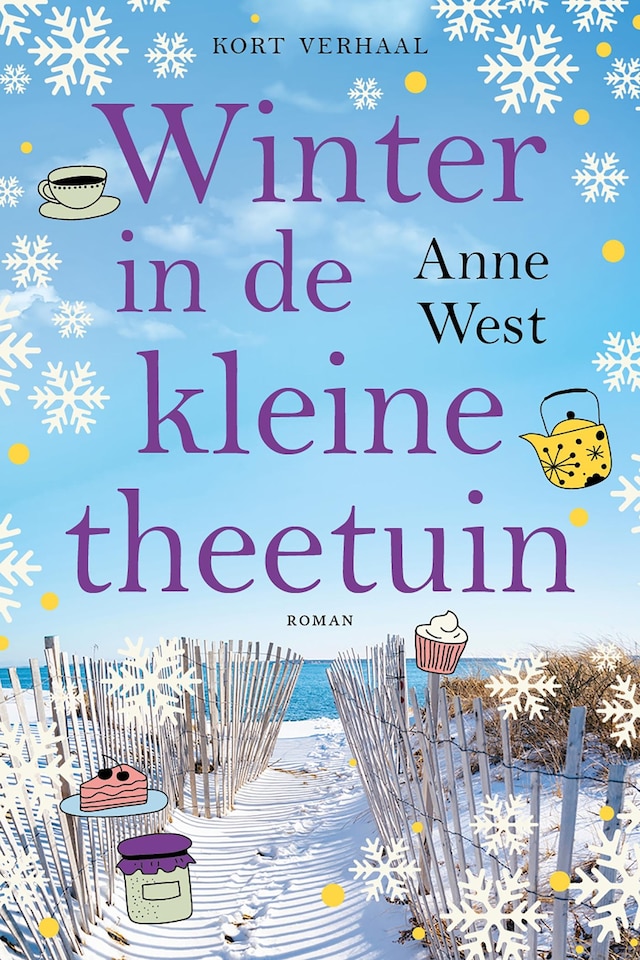 Book cover for Winter in de kleine theetuin