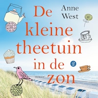 De kleine theetuin in de zon