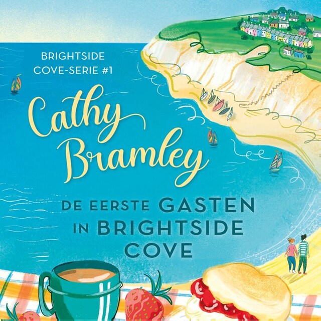 Book cover for De eerste gasten in Brightside Cove