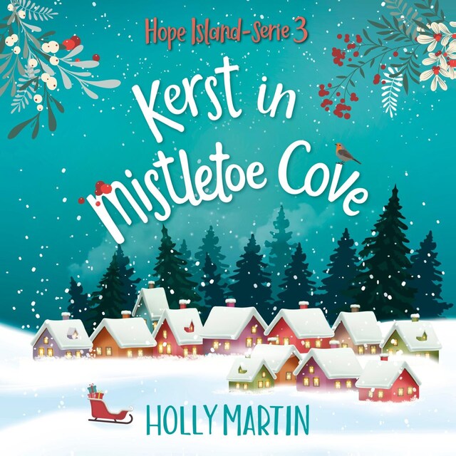 Book cover for Kerst in Mistletoe Cove