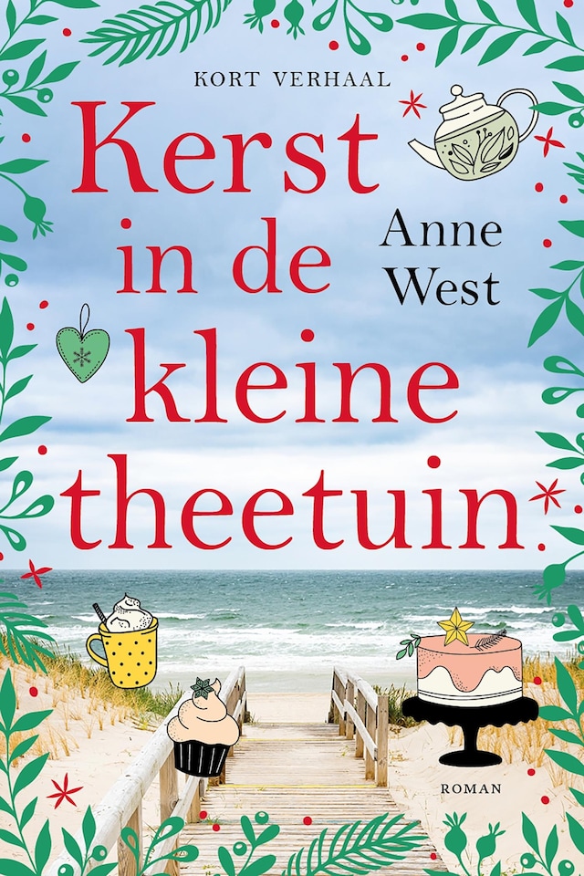 Okładka książki dla Kerst in de kleine theetuin - kort verhaal