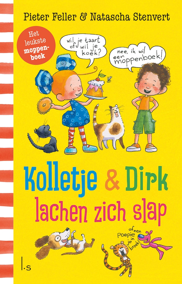 Book cover for Kolletje & Dirk lachen zich slap