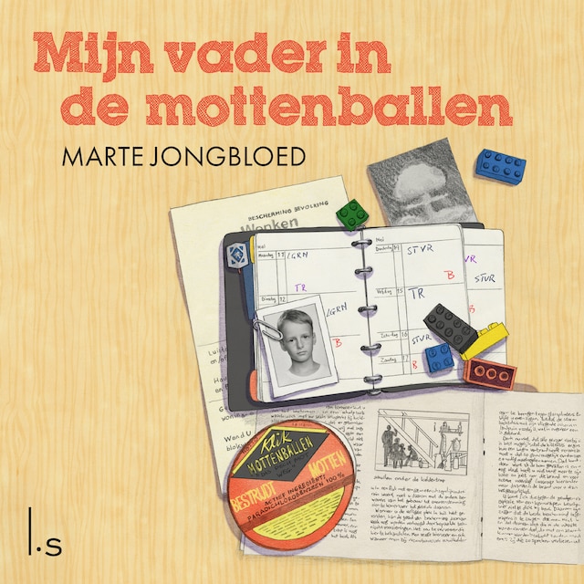 Copertina del libro per Mijn vader in de mottenballen