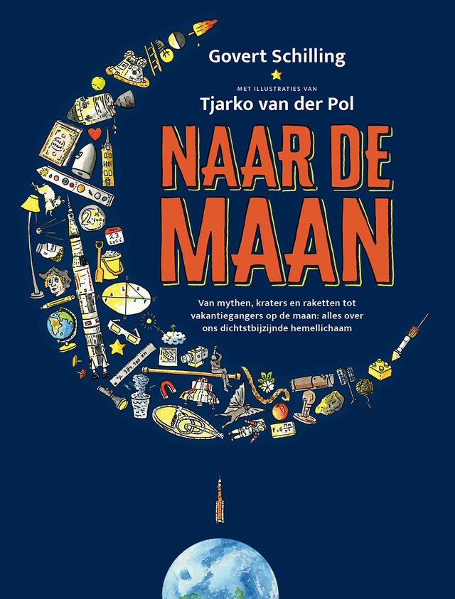 Book cover for Naar de maan