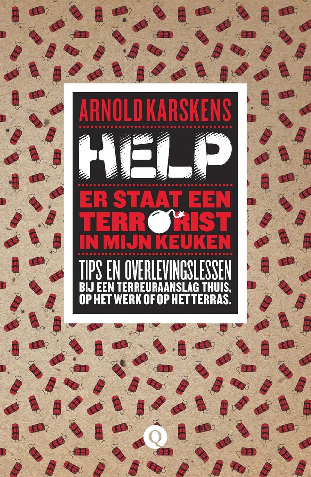 Buchcover für Help, er staat een terrorist in mijn keuken