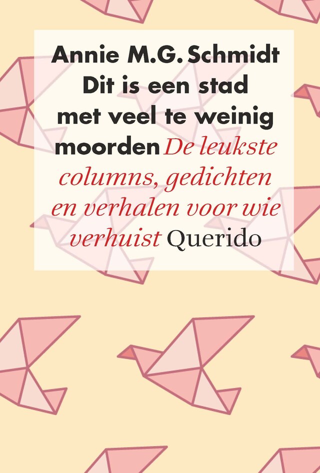 Copertina del libro per Dit is een stad met veel te weinig moorden