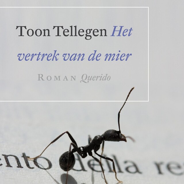 Book cover for Het vertrek van de mier