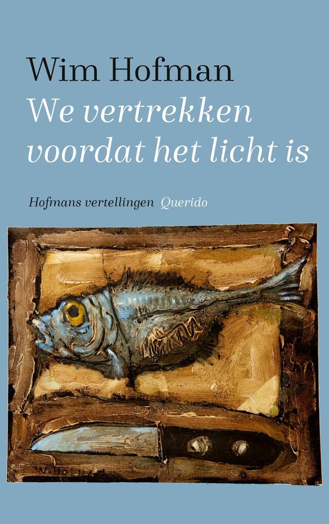 Buchcover für We vertrekken voordat het licht is