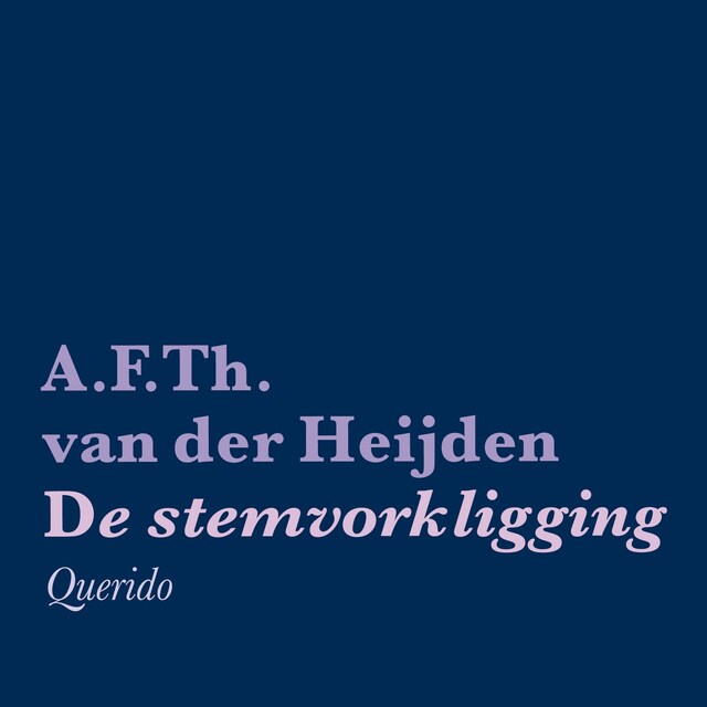 Book cover for De stemvorkligging