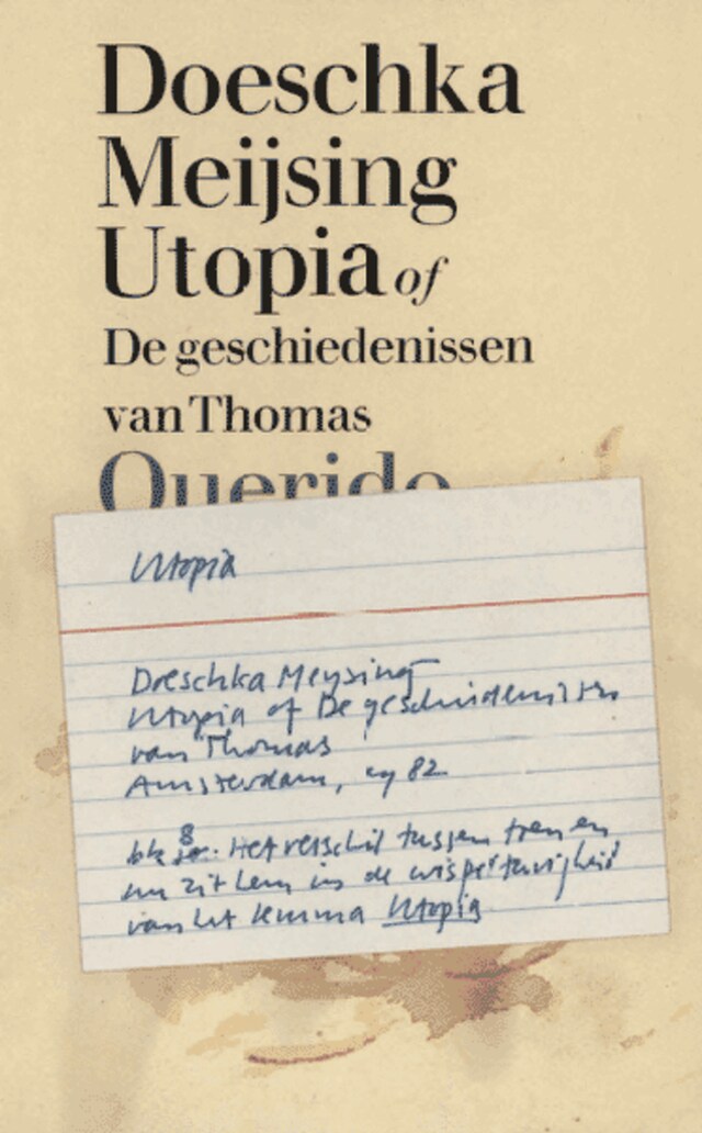 Bokomslag for Utopia of de geschiedenis van Thomas