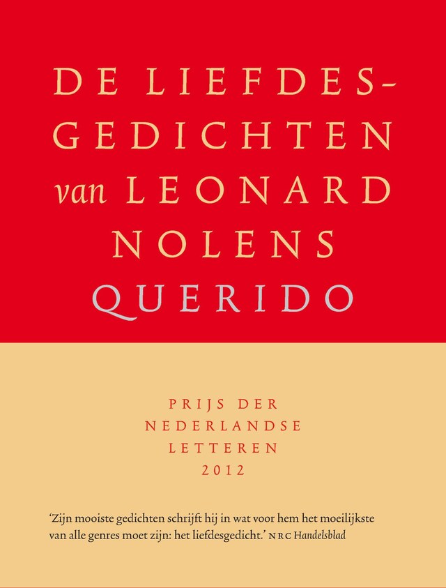 Boekomslag van De liefdesgedichten van Leonard Nolens