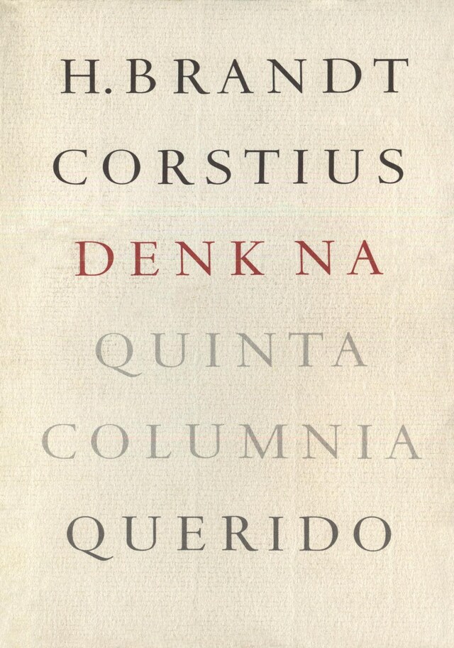 Book cover for Denk na