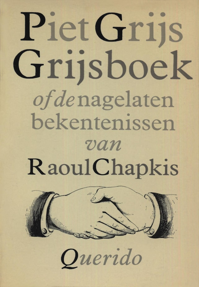 Book cover for Grijsboek of De nagelaten bekentenissen van Raoul Chapkis