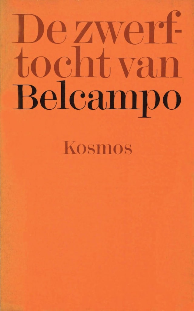 Boekomslag van De zwerftocht van Belcampo