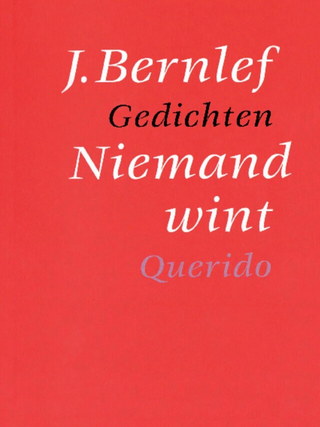 Buchcover für Niemand wint