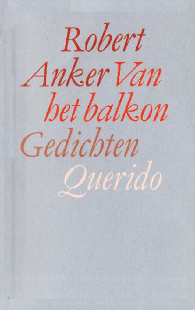 Copertina del libro per Van het balkon