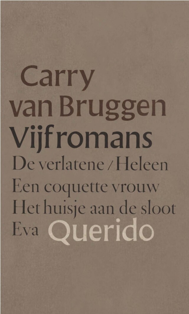 Boekomslag van Vijf romans