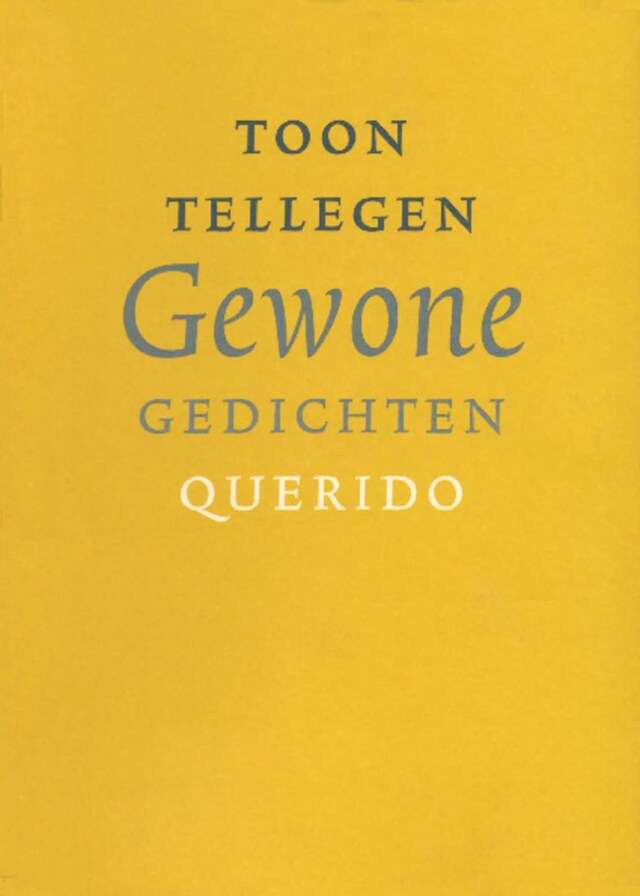 Couverture de livre pour Gewone gedichten