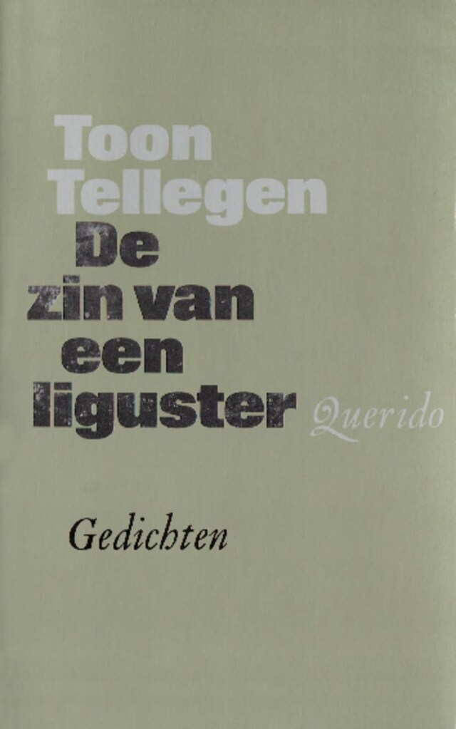 Copertina del libro per De zin van een liguster