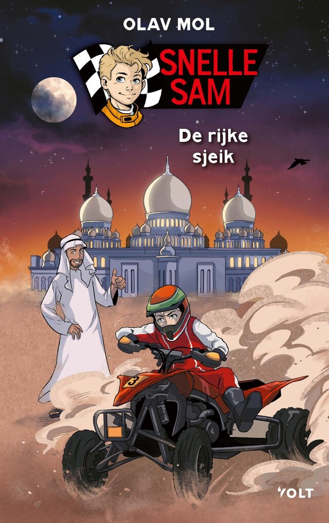 Book cover for Snelle Sam: De rijke sjeik