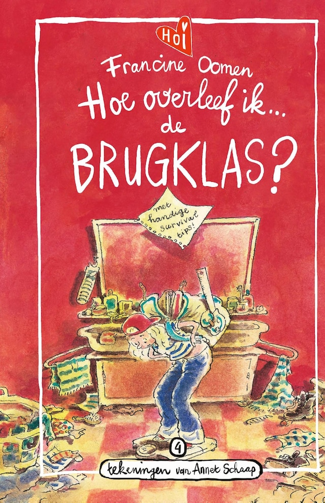 Book cover for Hoe overleef ik de brugklas?