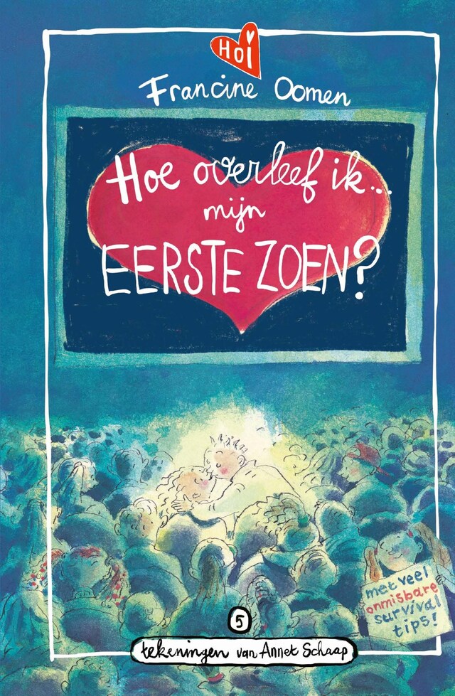 Book cover for Hoe overleef ik mijn eerste zoen?