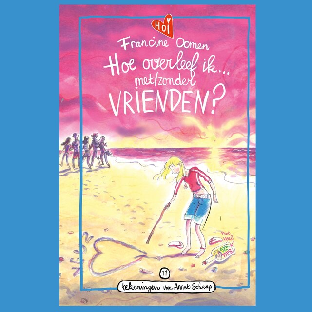 Portada de libro para Hoe overleef ik met/zonder vrienden?