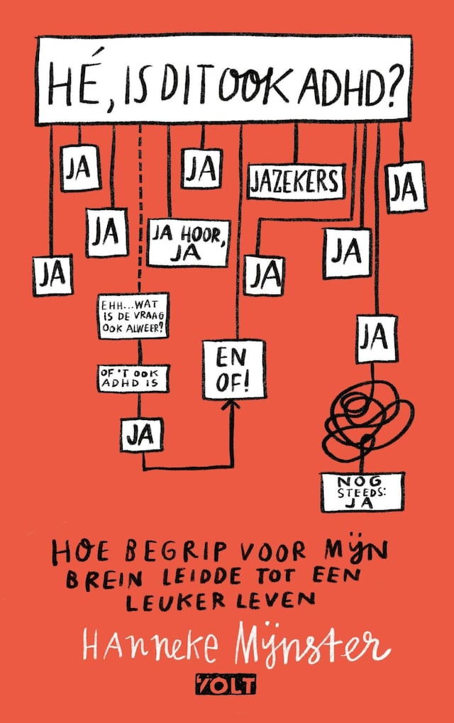 Book cover for Hé, is dit ook ADHD?