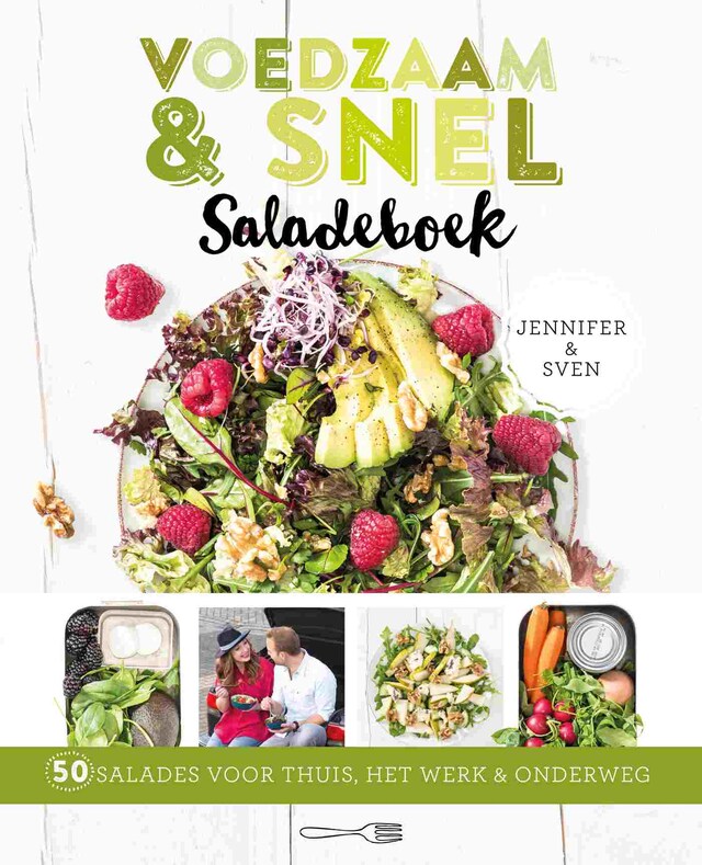 Boekomslag van Voedzaam & snel saladeboek