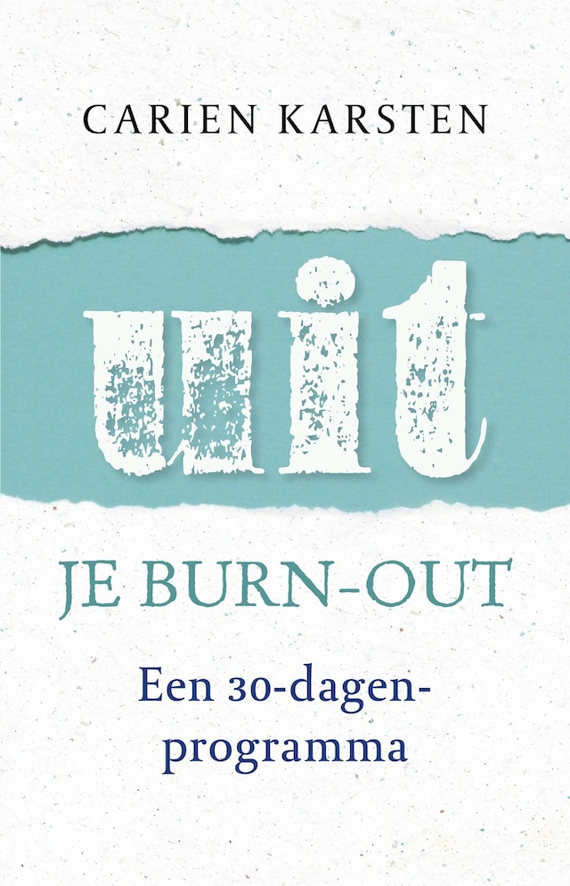 Book cover for Uit je burnout