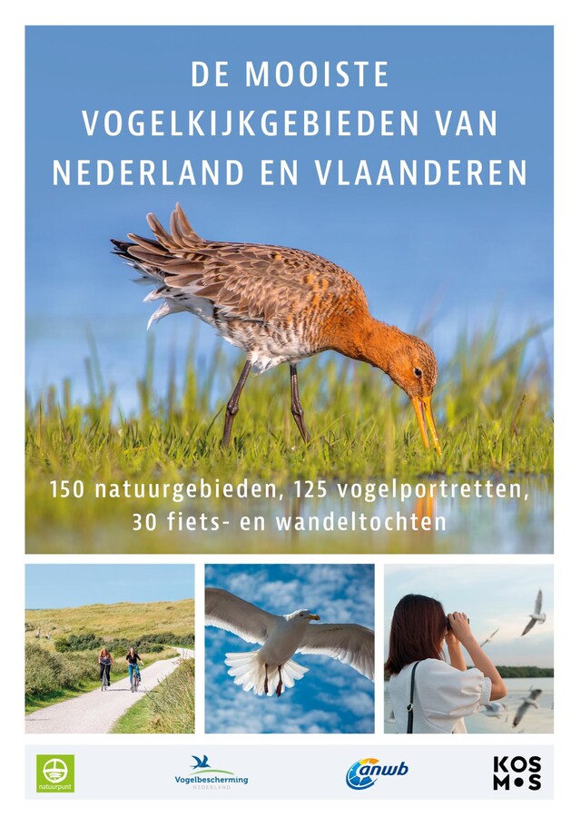 Okładka książki dla De mooiste vogelkijkgebieden van Nederland en België