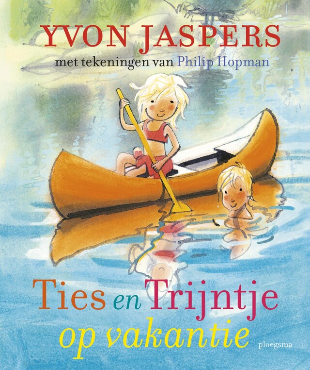 Book cover for Ties en Trijntje op vakantie