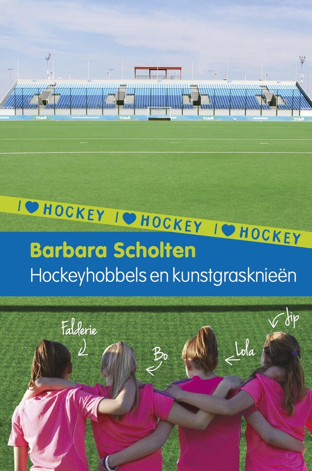 Portada de libro para Hockeyhobbels en kunstgrasknieën