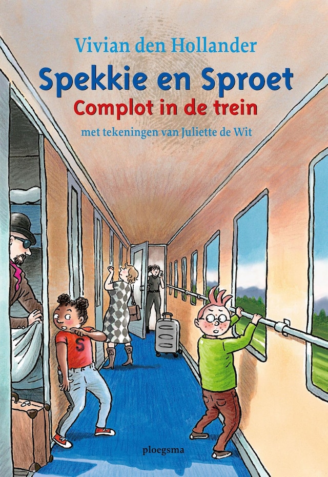 Boekomslag van Spekkie en Sproet: Complot in de trein
