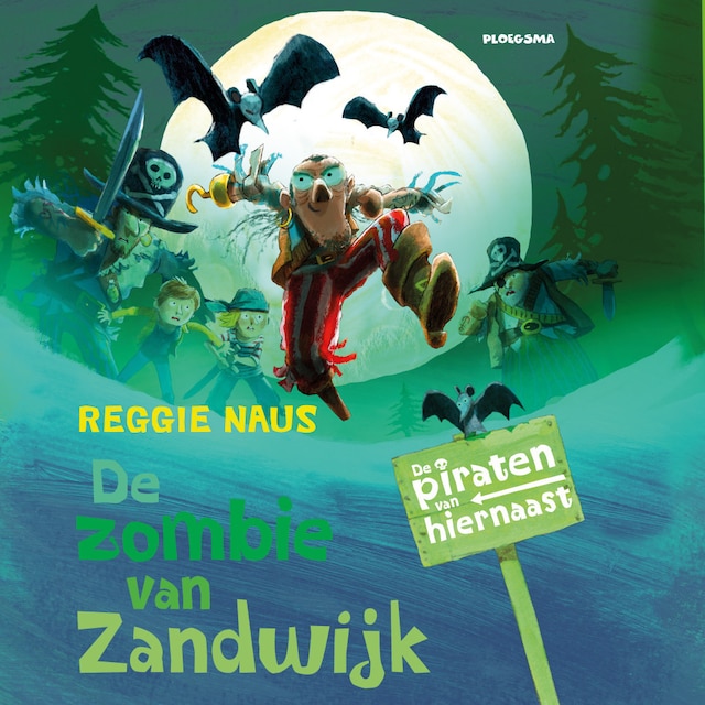 Okładka książki dla De piraten van hiernaast: De zombie van Zandwijk
