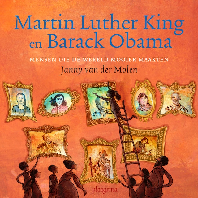Boekomslag van Martin Luther King en Barack Obama