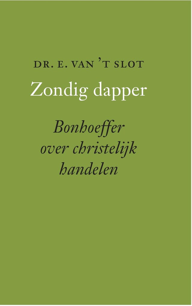 Buchcover für Zondig dapper