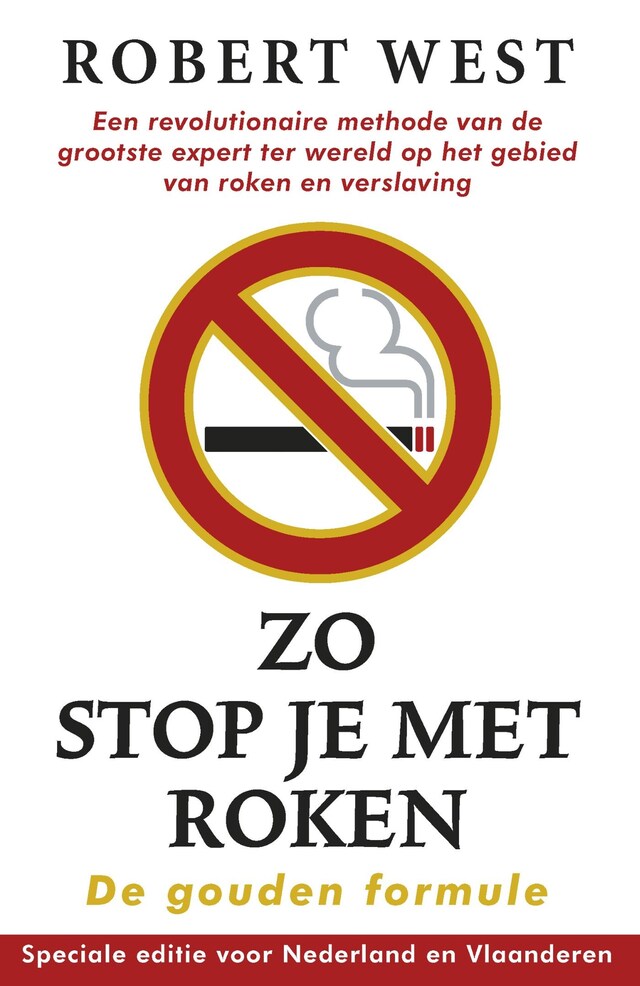 Book cover for Zo stop je met roken - De gouden formule