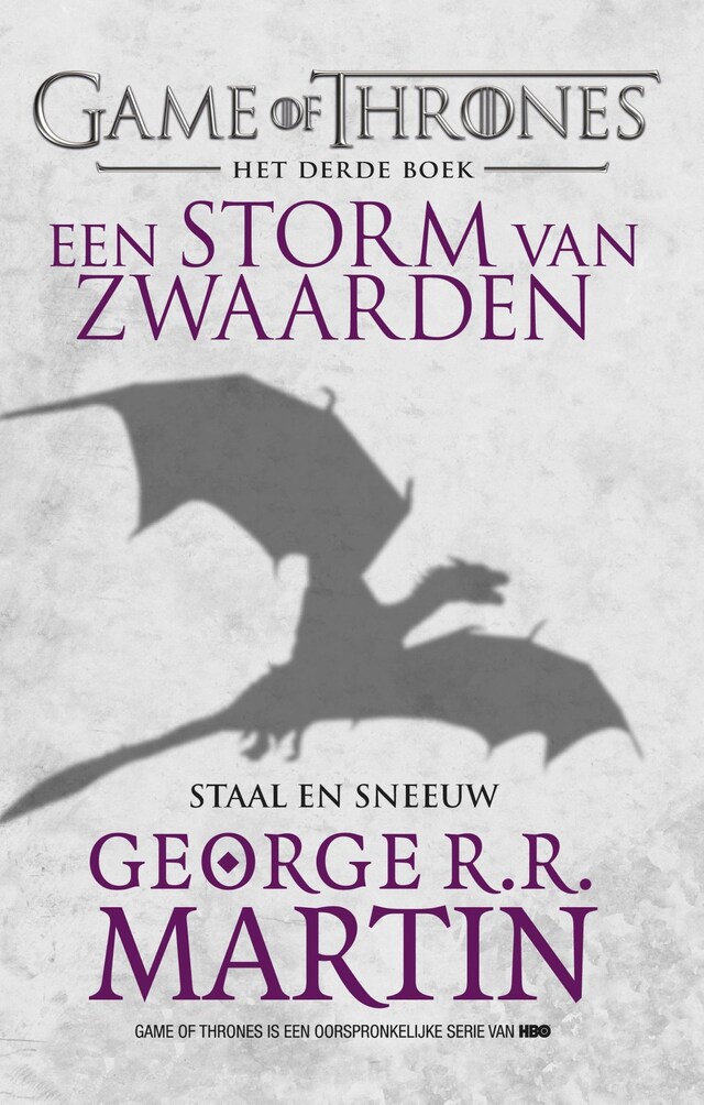 Book cover for Een storm van zwaarden 3A Staal en sneeuw