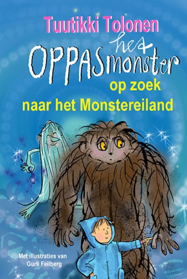 Book cover for Het oppasmonster op zoek naar het Monstereiland
