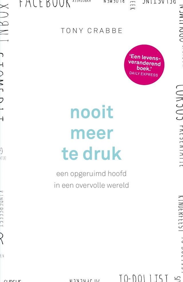 Book cover for Nooit meer te druk