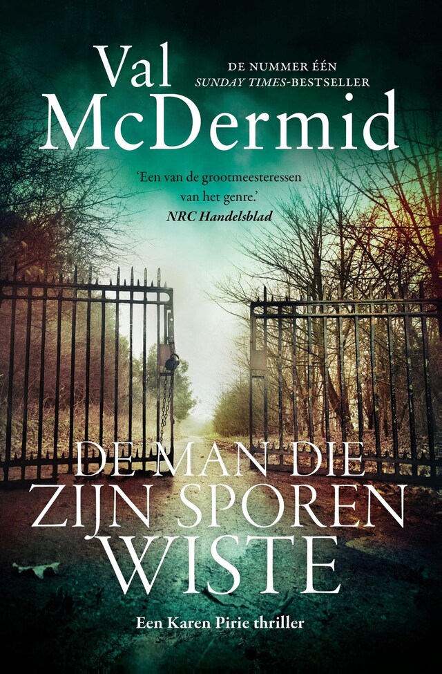 Copertina del libro per De man die zijn sporen wiste