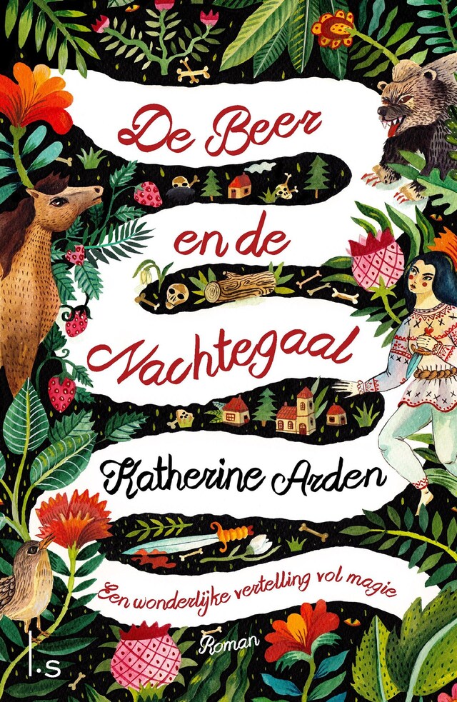 De beer en de nachtegaal Bokomslag för De beer en de nachtegaal