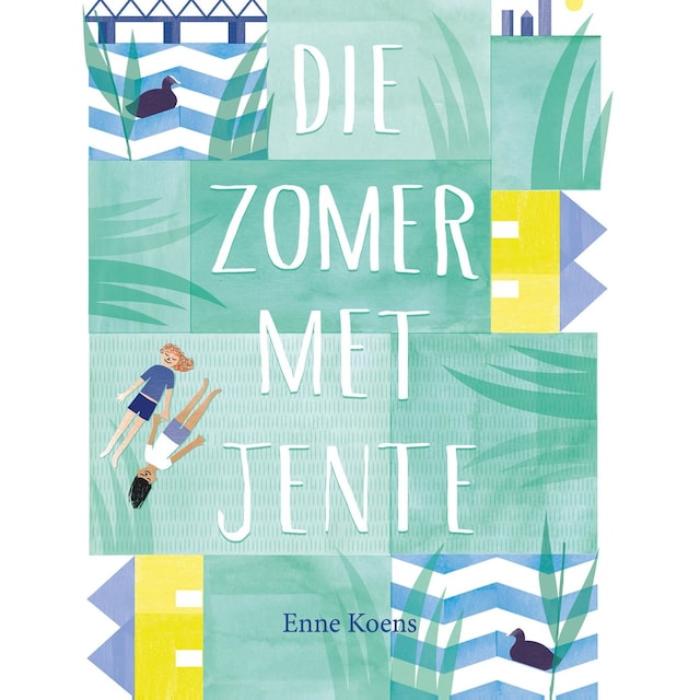 Book cover for Die zomer met Jente