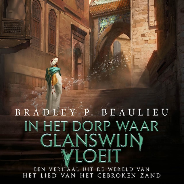 Book cover for In het dorp waar glanswijn vloeit