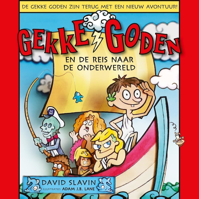 Book cover for Gekke goden en de reis naar de onderwereld
