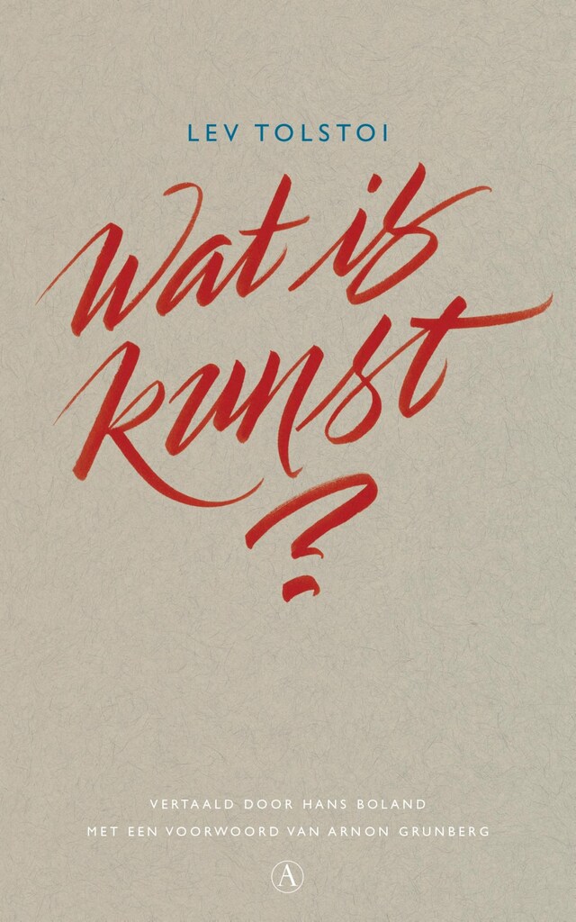 Portada de libro para Wat is kunst?