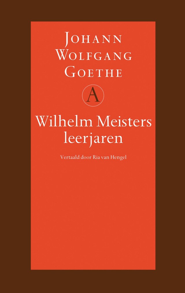 Buchcover für Wilhelm meisters leerjaren